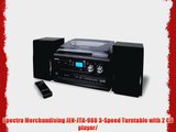 Spectra Merchandising JEN-JTA-980 3-Speed Turntable with 2 CD player/