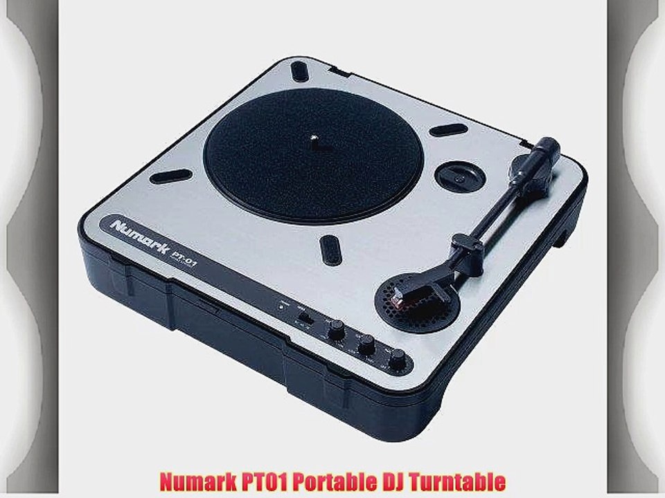 Numark PT01 Portable DJ Turntable
