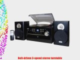 3-Speed Turntable with CD Cassette and AM/FM Stereo Radio