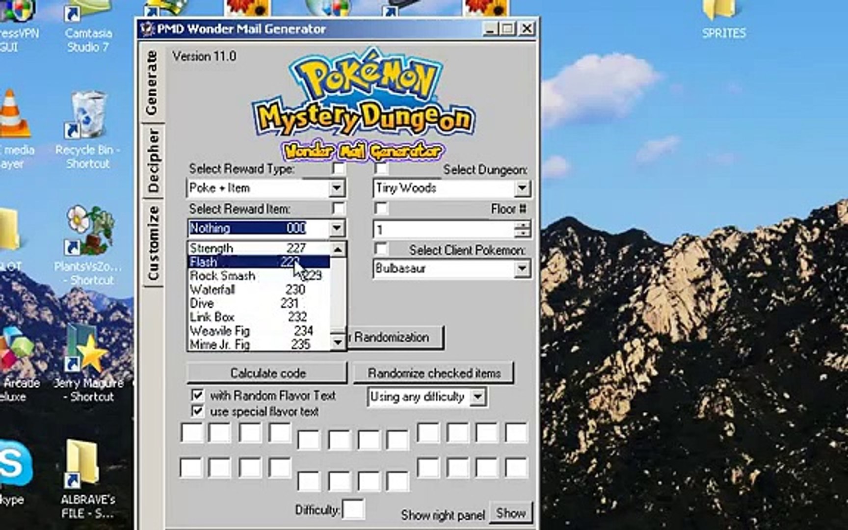 Pokémon Red Rescue Blue Rescue Team Wondermail Generator