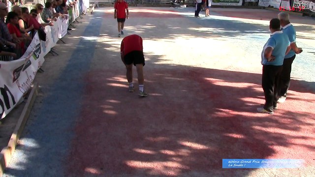 Mène 6, Desmartin contre Mancuso, Finale du 60ème Grand Prix de la Ville, Bagnols-sur-Cèze 2015