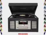 Crosley CR6001A-BK Archiver USB-Enabled 3-Speed Turntable (Black)