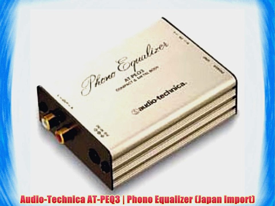 Audio-Technica AT-PEQ3 | Phono Equalizer (Japan Import)