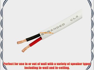 Tải video: 12AWG CL2 Rated 2 Conductor Loud Speaker Cable 500ft For In-Wall Installation