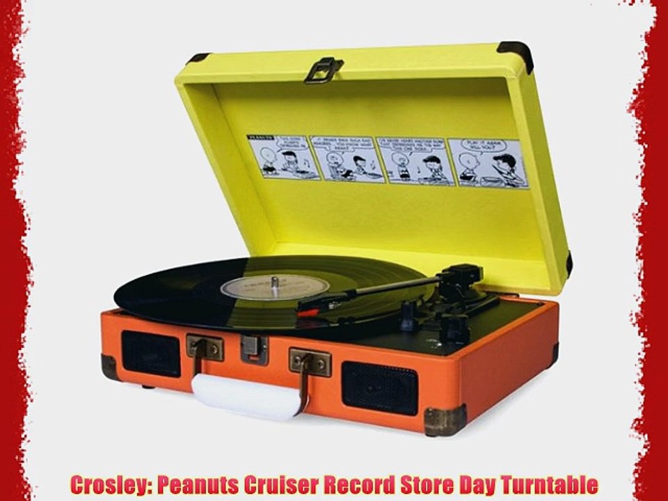 Crosley: Peanuts Cruiser Record Store Day Turntable