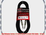 CBI Ultimate Series 1/4 Inch TRS to 1/4 Inch TRS Cable - 10 Foot