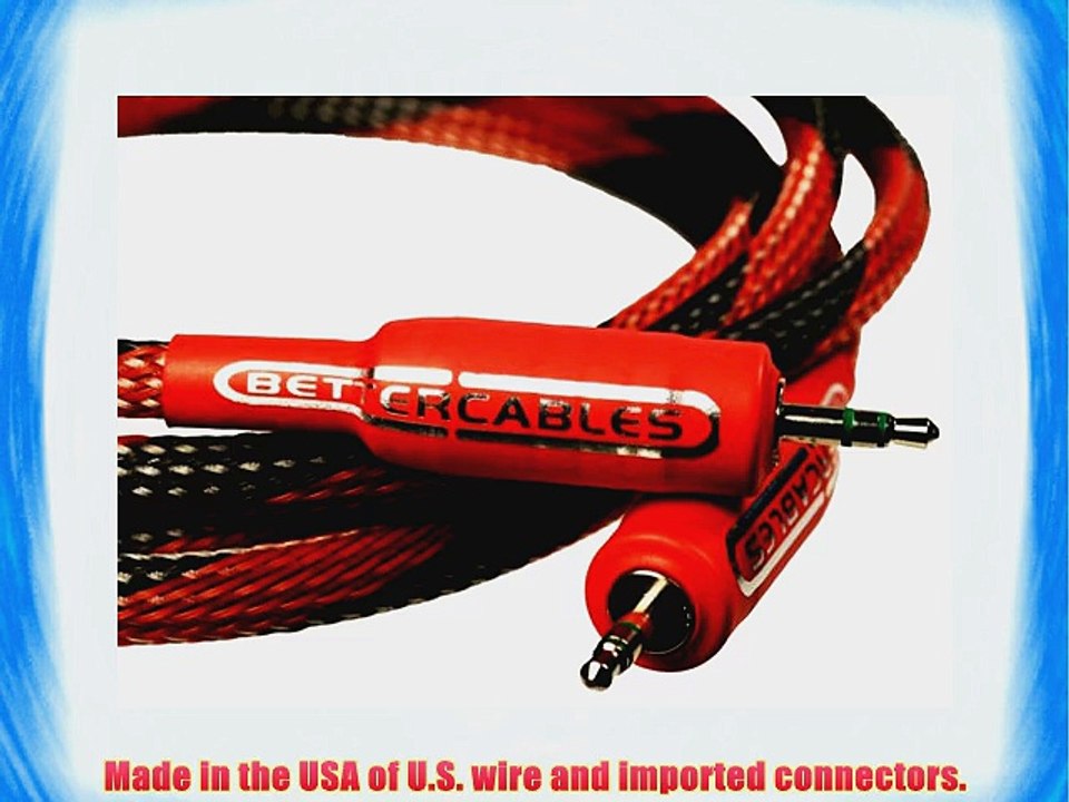 16.40 foot (5 meter) Stereo Mini Plug to Stereo Mini Plug - Better Cables Silver Serpent -