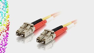 C2G / Cables to Go 33036 LC-LC  50/125 OM2 Duplex Multimode PVC Fiber Optic Cable Orange (10