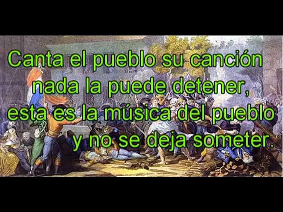 La cancion del pueblo. Los Miserables musical de Madrid