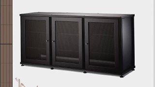 Salamander Designs SB337B/B Synergy Triple A/V Cabinet with Three Doors