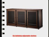 Salamander Designs SB337W/B Synergy Triple A/V Cabinet with Three Doors