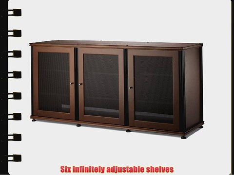 Salamander Designs SB337W/B Synergy Triple A/V Cabinet with Three Doors