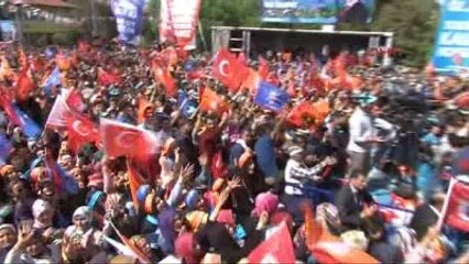 Isparta-6- Başbakan Davutoğlu Isparta Mitinginde Konuştu
