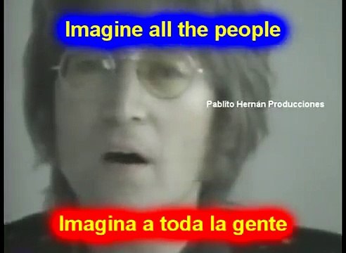 Imagine - John Lennon (SUBTITULADO INGLÉS ESPAÑOL)