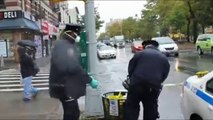 WTF! NYPD Caught Dumping Gloves, Masks from Ebola Site Into Street Garbage Can!