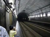 EH500 青函トンネル竜飛海底駅 貨物列車通過