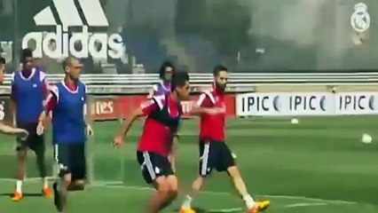 رونالدو يحرز هدف رائع فى التدريبات