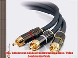 C2G / Cables to Go 45433 3ft Sonicwave RCA Audio / Video Combination Cable