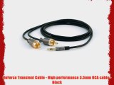 NuForce Transient Cable - High performance 3.5mm RCA cable - Black