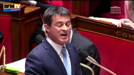 L'accès de colère de  Valls contre Sarkozy