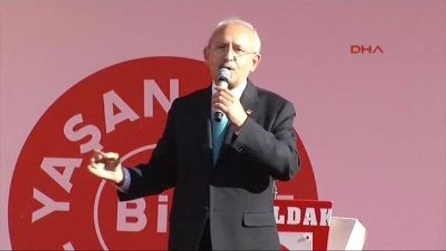 Zonguldak - CHP Lideri Kılıçdaroğlu Partisinin Zonguldak Mitinginde Konuştu 3