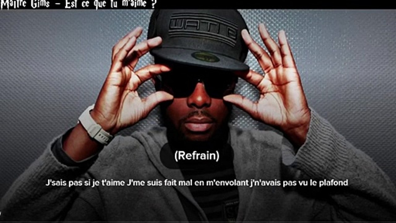 Maître Gims - Est-ce que tu m'aimes - (paroles)