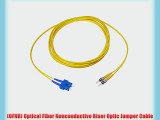 NTW NL-ST/SC-15SDR ST/SC Singlemode Duplex 9/125 Optical Fiber Nonconductive Riser Jumper Cable
