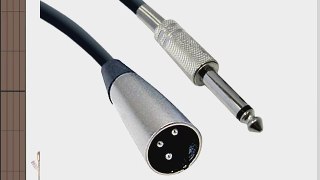 GadKo XLR Male to 1/4 Inch Mono Male Audio Cable 100 foot