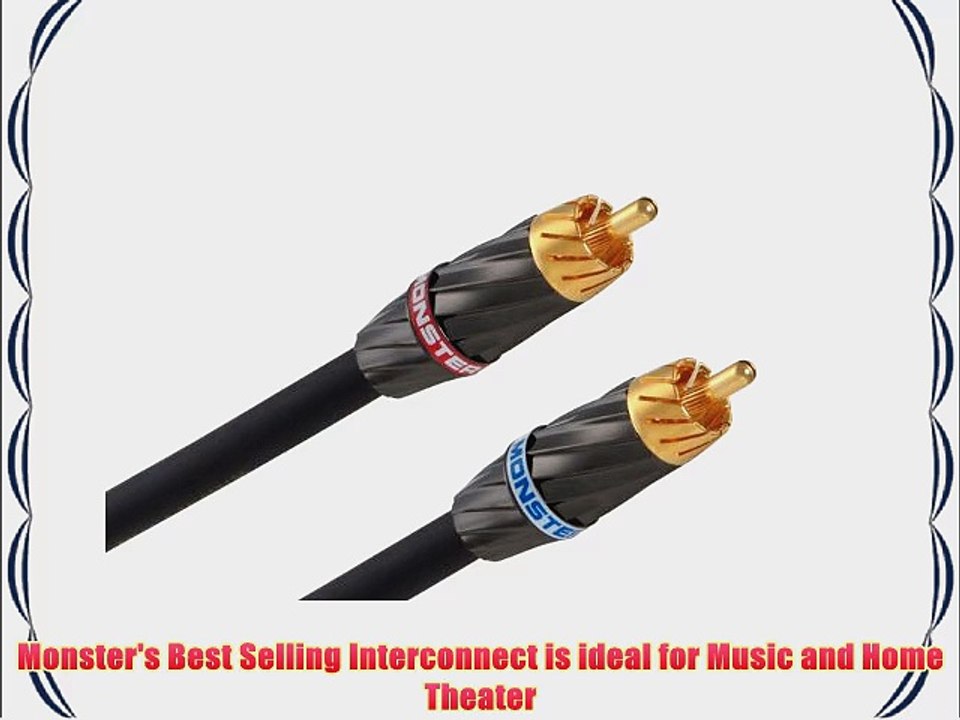 Monster MC 400I-2M 2-Meter Ultra-High Performance RCA Stereo Cables