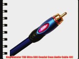 New Monster THX Ultra 600 Coaxial Coax Audio Cable 4ft!
