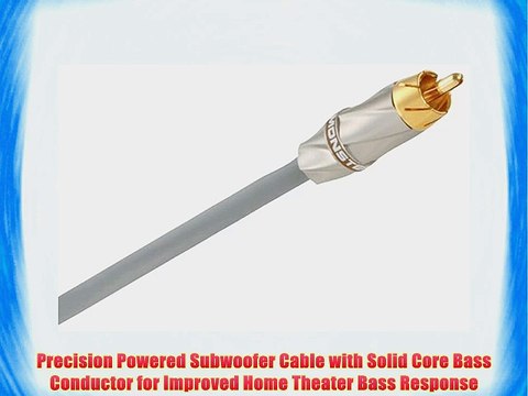 Monster MC 400SW-4M High Performance Subwoofer Cable (4 meters)