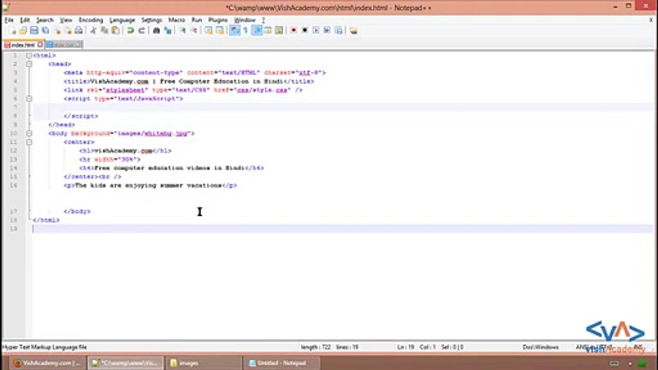 Customize fonts using HTML in Hindi