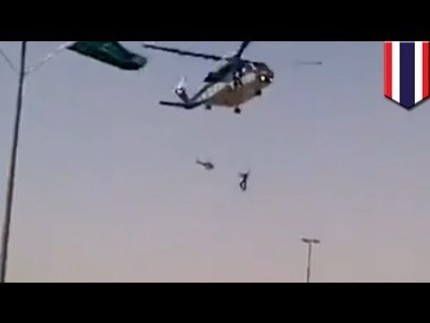 Fall from helicopter leaves Thai riot police officer with critical injuries