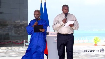 Lecture lors de l'inauguration du Mémorial ACTe