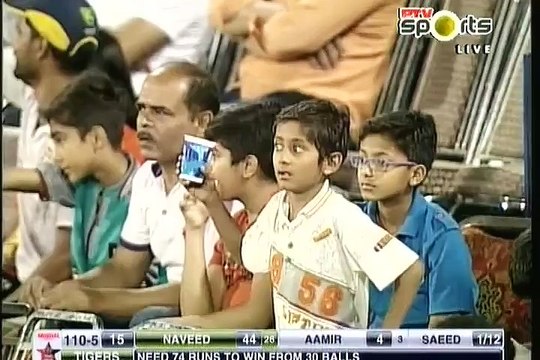 Naveed Yaseen 67 Smashed Saeed Ajmal Faisalabad Wolves v Multan Tigers Haier Super8 T20 Cup, Group B at Faisalabad, May 1