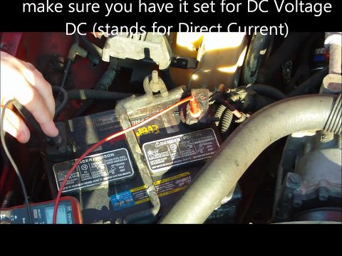 How to check battery voltage, alternator voltage, and load test voltage with a multimeter