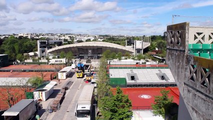 Roland-Garros 2015 - Quand le Stade de Roland-Garros se prépare et s'affaire !
