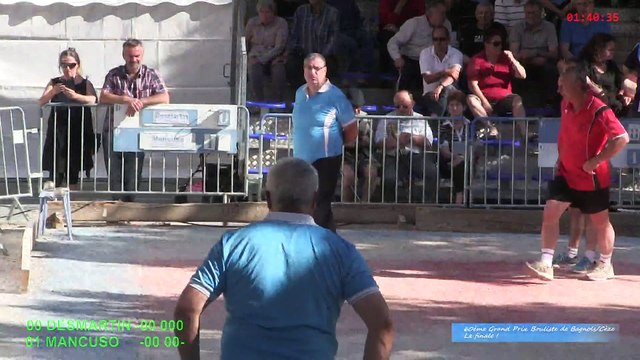 Mène 3, Desmartin contre Mancuso, Finale du 60ème Grand Prix de la Ville, Bagnols-sur-Cèze 2015