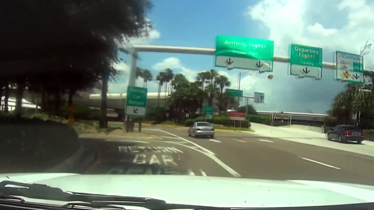 Rental Car Return (Alamo) - Orlando International Airport (MCO) Terminal B