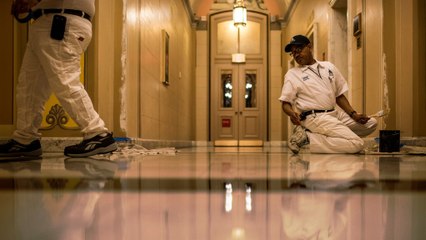 Preserving murals on the Capitol night shift