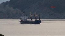 Fethiye - Libya'da Saldırıya Uğrayan Gemi Fethiye Körfezi'nde -2