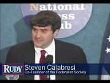 Steven Calabresi Endorses Rudy Giuliani