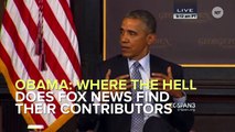 Even Obama Is Confused By Fox News Contributors