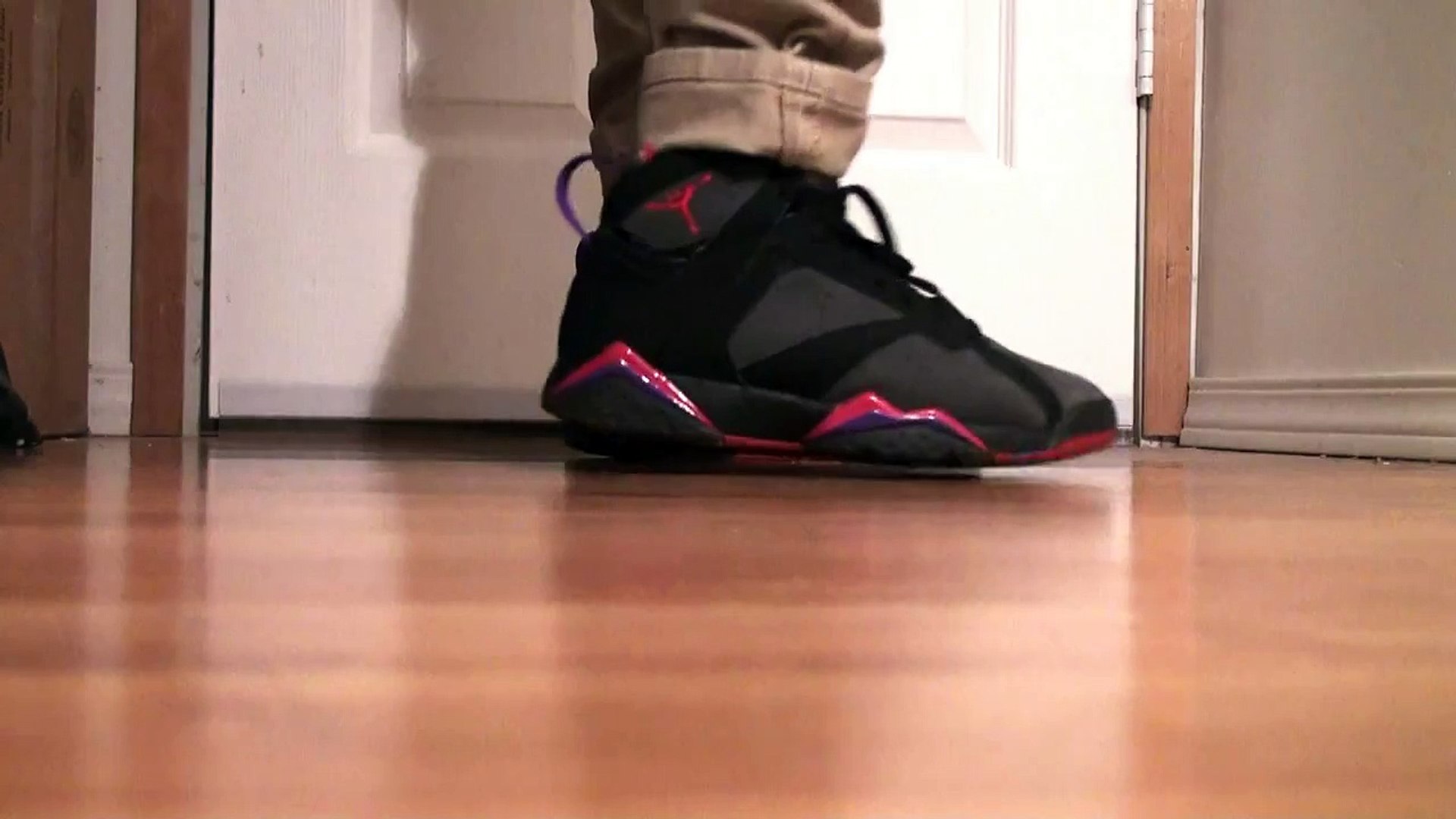 air jordan 7 on feet