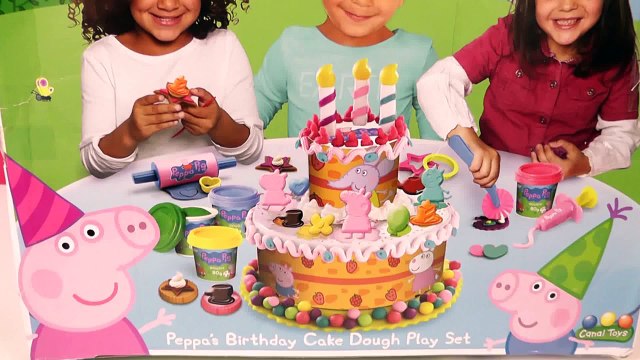 Play Doh Peppa Pig Birthday Cake Dough set Torta de Cumpleaños Bolo de Aniversário Пластилін NEW