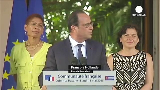 Hollande se reúne con Fidel Castro en Cuba
