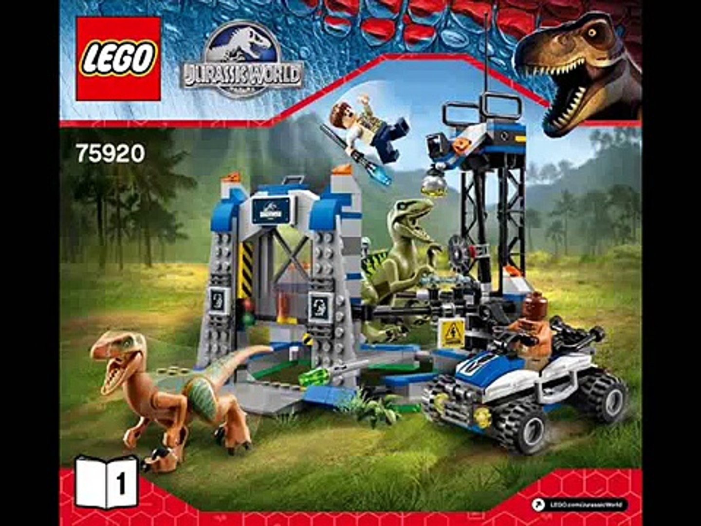 NEW!! Lego Jurassic World Raptor Escape (75920) - video Dailymotion
