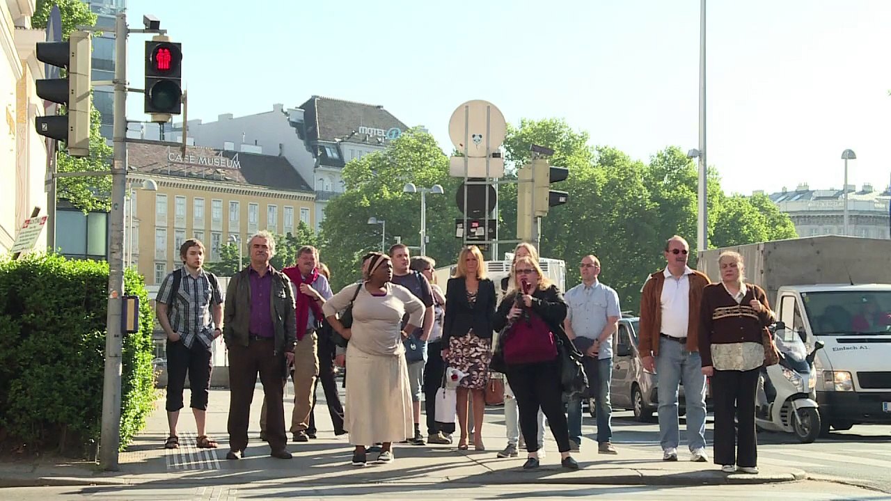 Schwule Ampelmänner in Wien