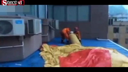 Kahraman itfaiyeciden inanılmaz kurtarış