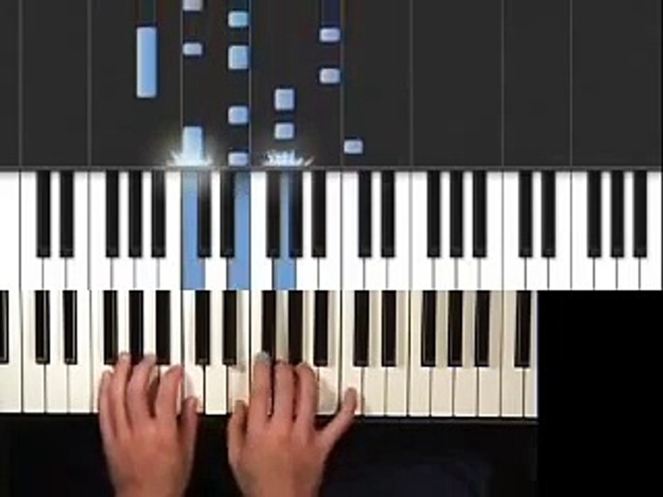 How to play "Sunburn" by Muse with Synthesia and HDpiano - Piano Tutorial